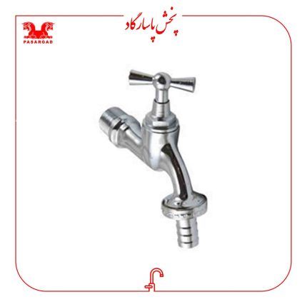 شیرآب 2 براق شیلنگی کروم سنگین